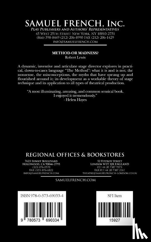 Lewis - Method - or Madness? P/C