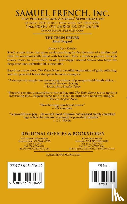 Fugard, Athol - The Train Driver