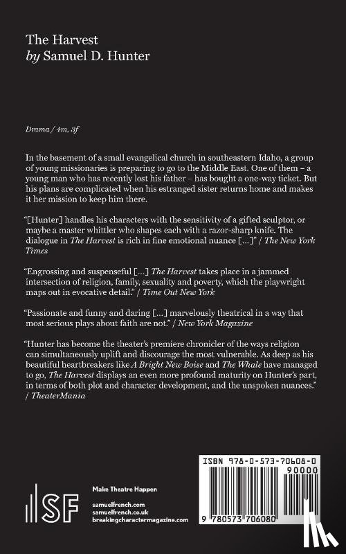 Hunter, Samuel D. - The Harvest