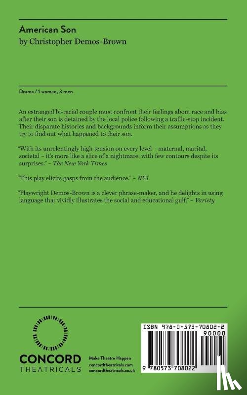 Demos-Brown, Christopher - American Son