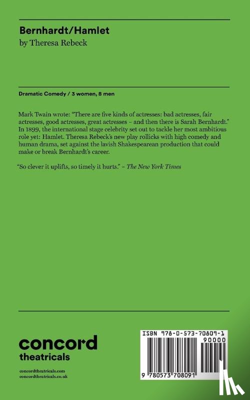 Rebeck, Theresa - Bernhardt/Hamlet