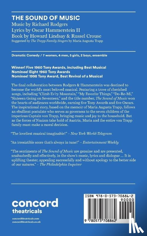 Rodgers, Richard, Hammerstein, Oscar, Lindsay, Howard - The Sound of Music