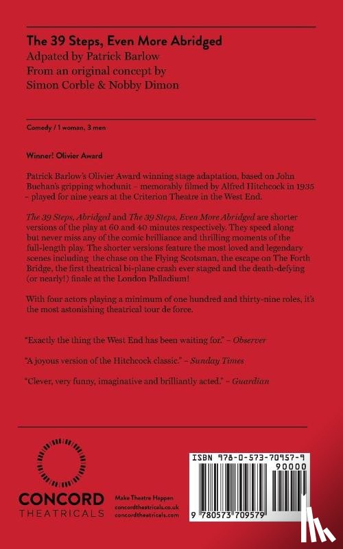 Barlow, Patrick - The 39 Steps, Even More Abridged