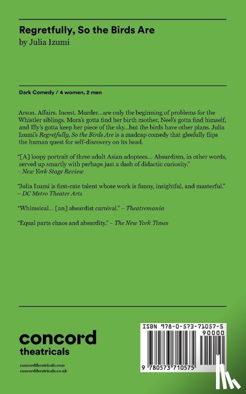 Izumi, Julia - Regretfully, So The Birds Are