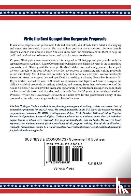 Corbett, H Roger - Proposal Writing for Government Contracts