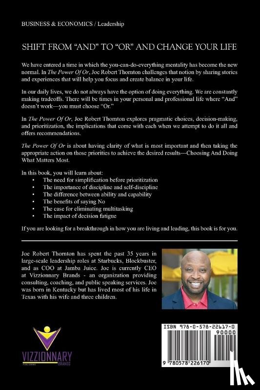 Thornton, Joe Robert - The Power Of Or