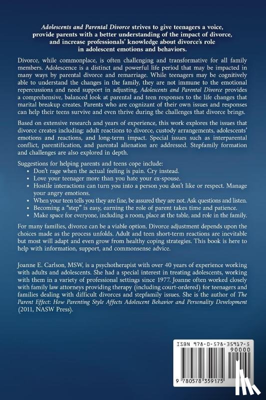 Carlson, Joanne E - Adolescents and Parental Divorce