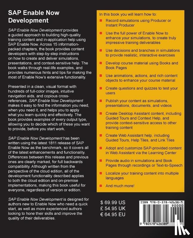 Manuel, Dirk - SAP Enable Now Development
