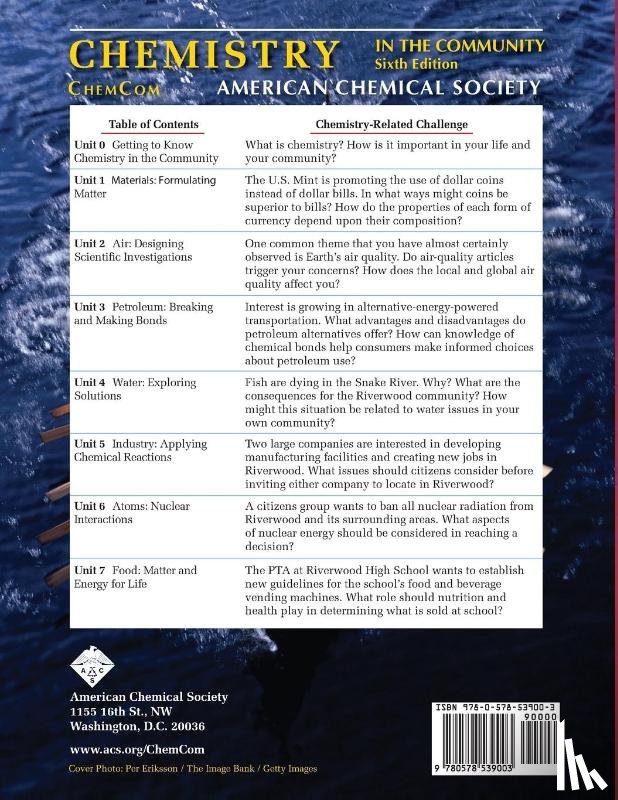 American Chemical Society - Chemistry in the Community
