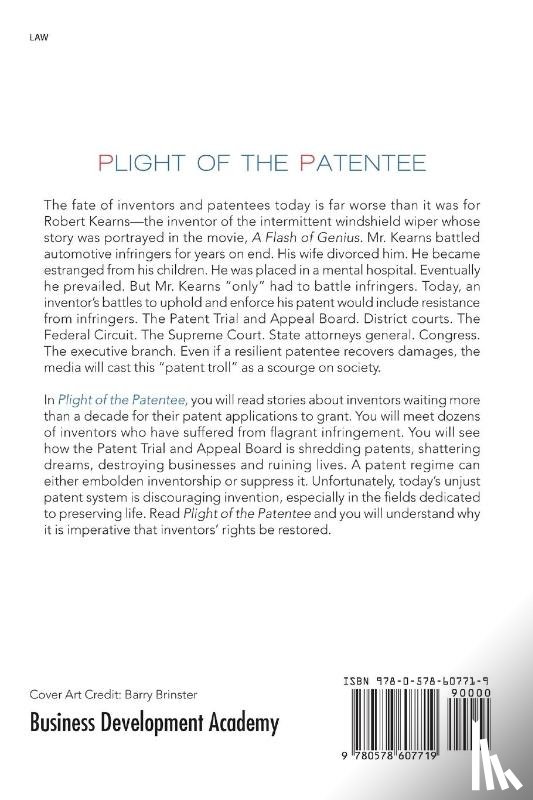 Wanetick, David - Plight of the Patentee