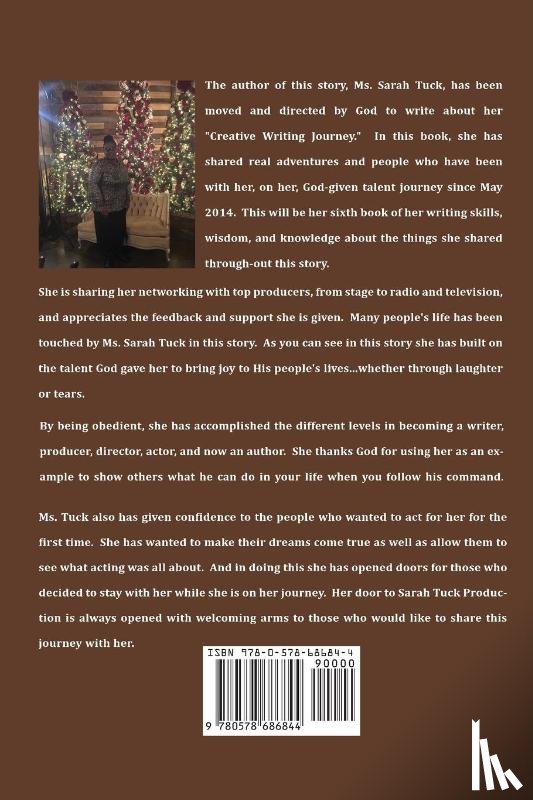 Tuck, Sarah - Sarah Tuck Creative Writing Journey