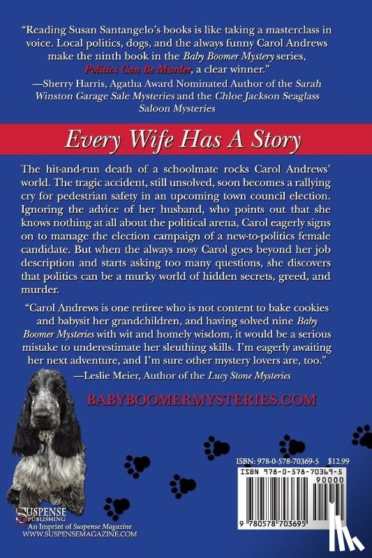 Santangelo, Susan - Politics Can Be Murder