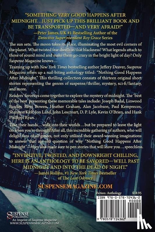Deaver, Jeffery, Lescroart, John, Graham, Heather - Nothing Good Happens After Midnight
