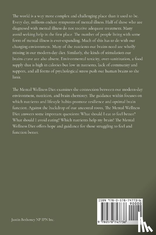 Bethoney, Justin - The Mental Wellness Diet