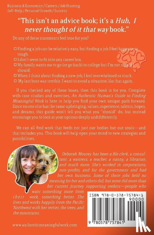 Mourey, Deborah - An Authentic Human's Guide to Finding Meaningful Work