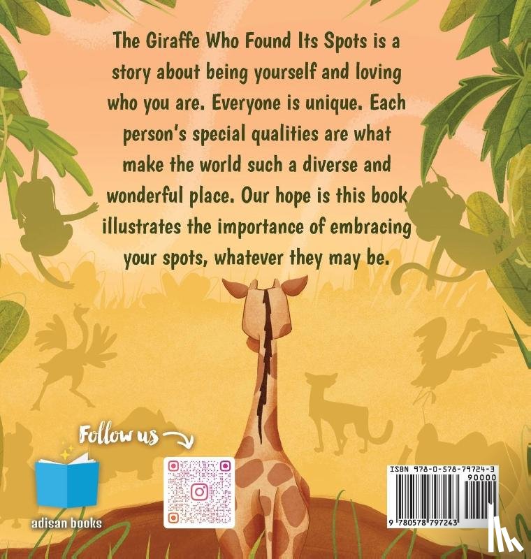 Books, Adisan - The Giraffe Who Found Its Spots