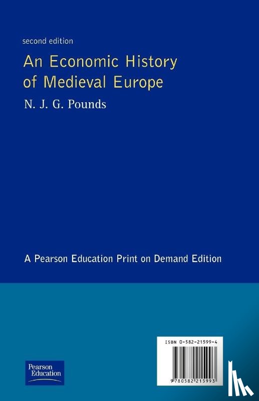 Pounds, Norman John Greville - An Economic History of Medieval Europe