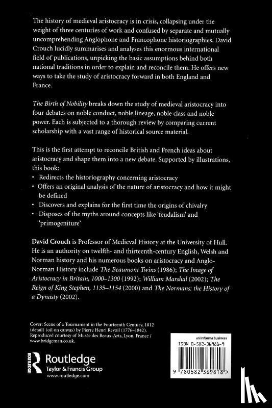 Crouch, David (University of Hull - The Birth of Nobility