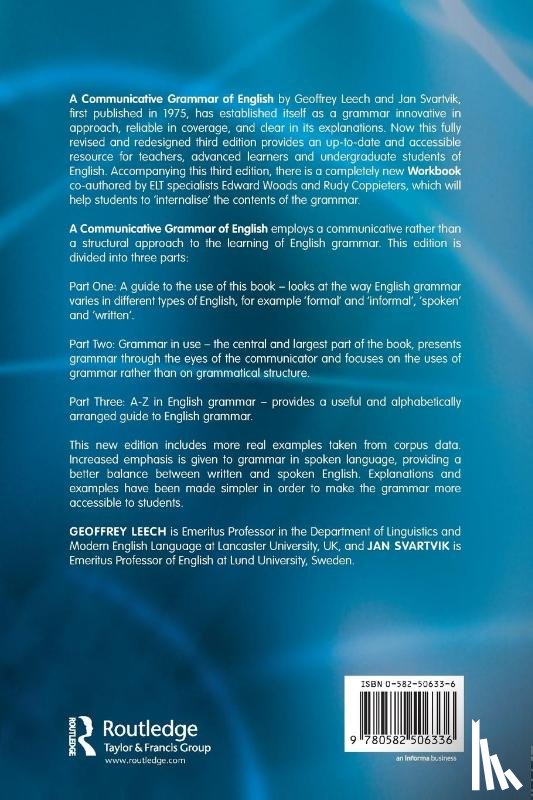 Leech, Geoffrey, Svartvik, Jan - A Communicative Grammar of English