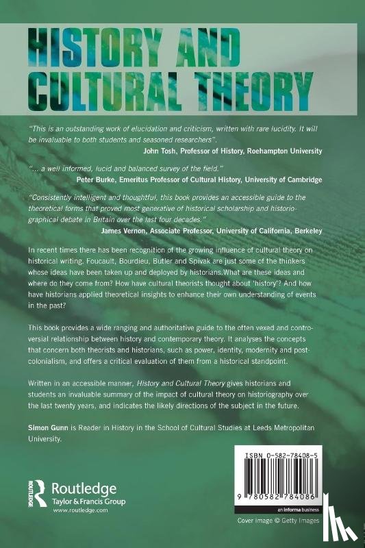 Gunn, Simon - History and Cultural Theory