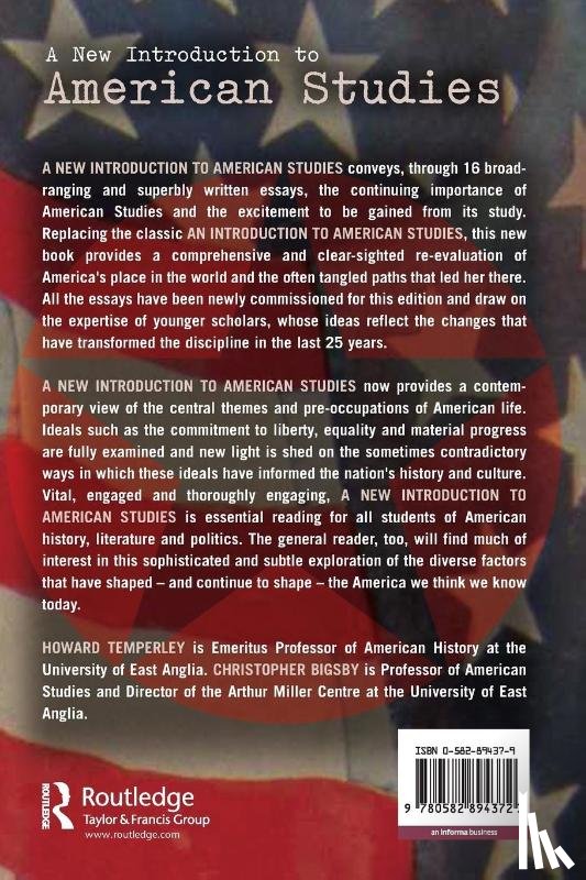 Temperley, Howard, Bigsby, Christopher - A New Introduction to American Studies