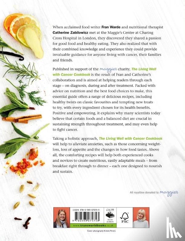 Warde, Fran, Zabilowicz, Catherine - The Living Well With Cancer Cookbook