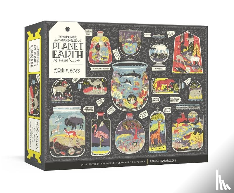 Ignotofsky, Rachel - The Wondrous Workings of Planet Earth Puzzle: Ecosystems of the World 500-Piece Jigsaw Puzzle and Poster: Jigsaw Puzzles for Adults and Jigsaw Puzzles