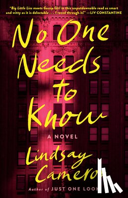 Cameron, Lindsay - No One Needs to Know