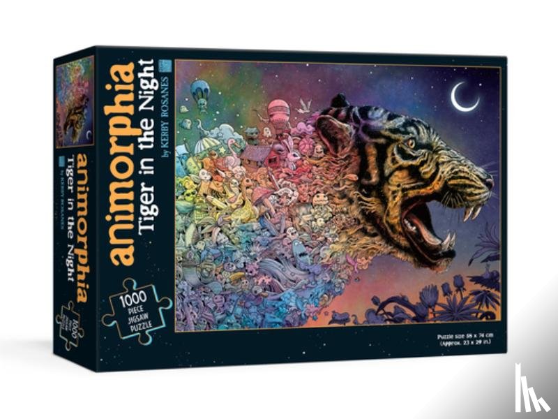 Rosanes, Kerby - Animorphia Tiger in the Night Puzzle