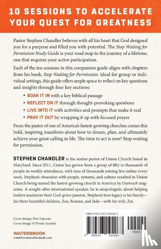 Chandler, Stephen - Stop Waiting for Permission Study Guide