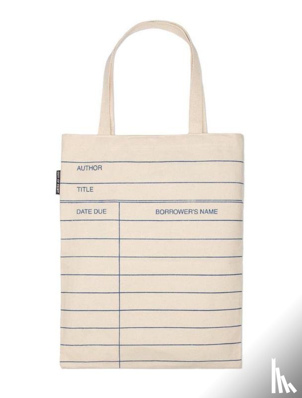  - Library Card (Natural) Tote Bag
