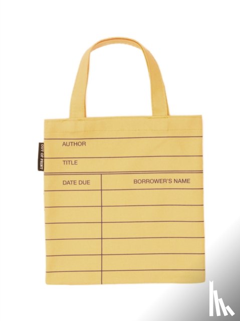  - Library Card (Yellow) Kid's Tote Bag