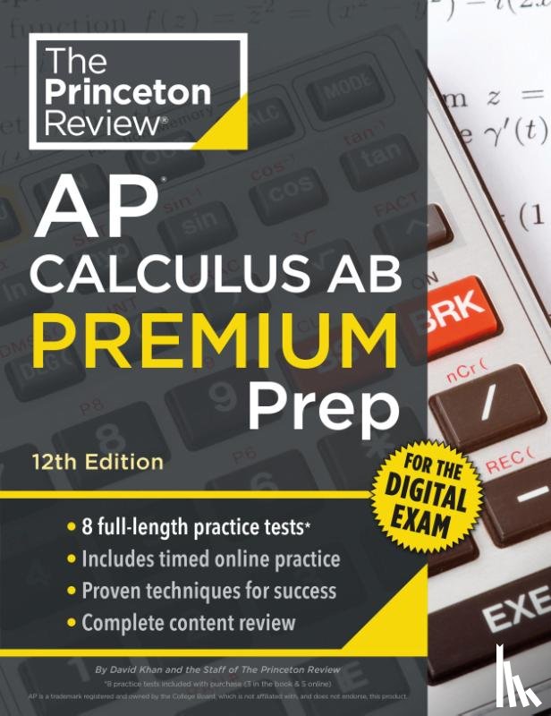 Khan, David - Princeton Review AP Calculus AB Premium Prep, 12th Edition