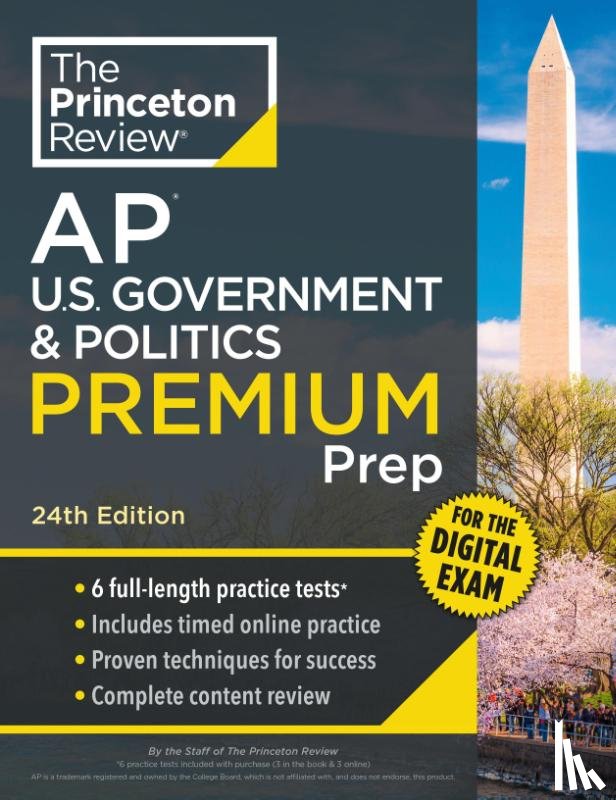 Princeton Review - Princeton Review AP U.S. Government & Politics Premium Prep, 24th Edition