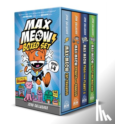 Gallagher, John - Max Meow Boxed Set: Welcome to Kittyopolis (Books 1-4)