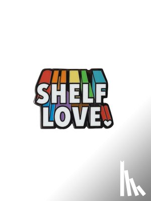 Out of Print - Shelf Love Enamel Pin