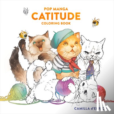 D'Errico, Camilla - Pop Manga Catitude Coloring Book