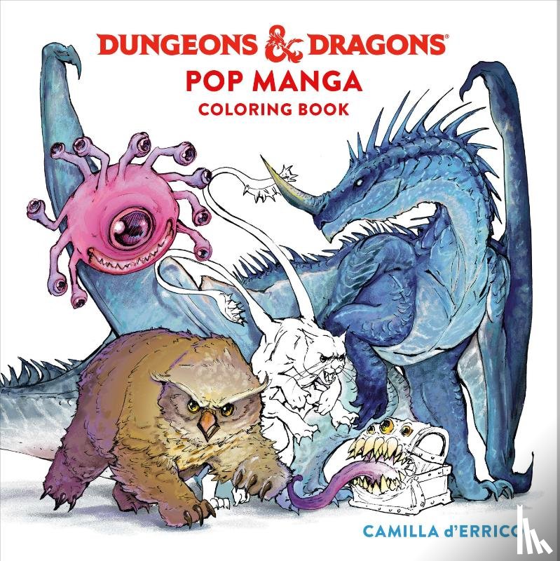 D'Errico, Camilla, Official Dungeons & Dragons Licensed - Dungeons & Dragons Pop Manga Coloring Book
