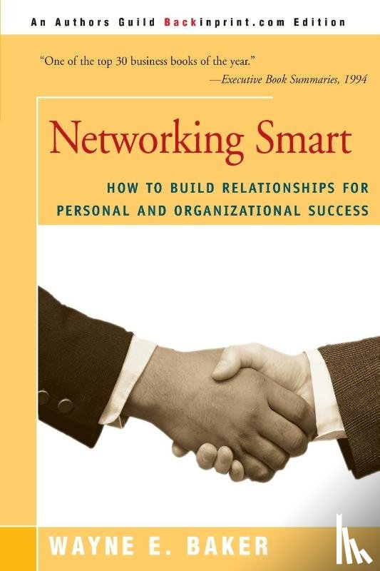 Baker, Wayne E - Networking Smart