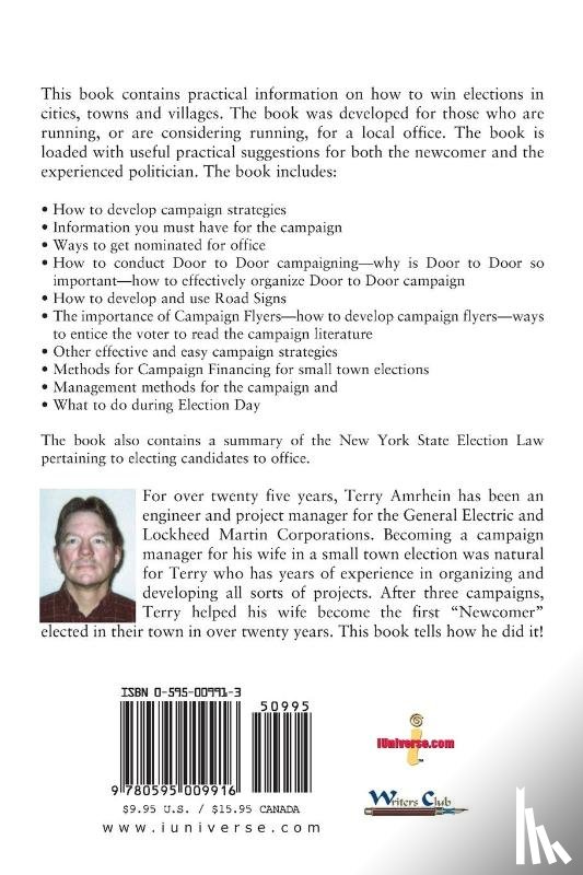 Amrhein, Terry A - The Newcomer's Guide to Winning Local Elections