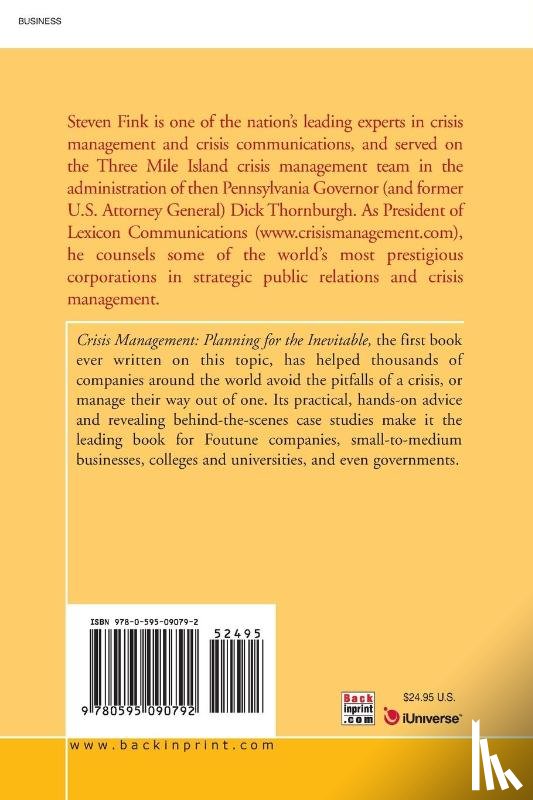 Fink, Steven - Crisis Management