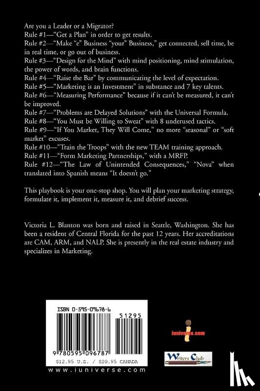 Blanton, Victoria L - The 12 Rules of Millennium Marketing