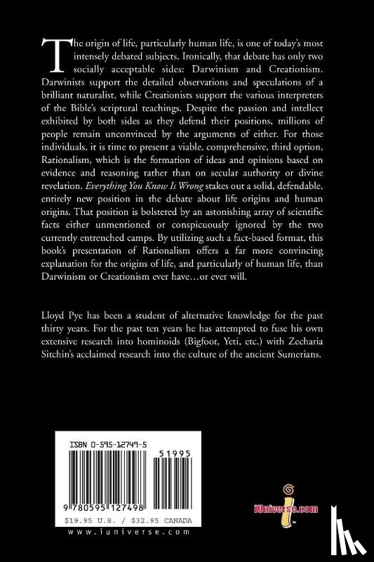 Pye, Lloyd - Everything You Know Is Wrong, Book 1