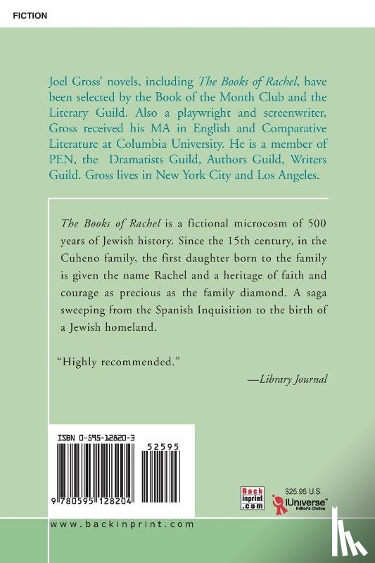 Gross, Joel - The Books of Rachel