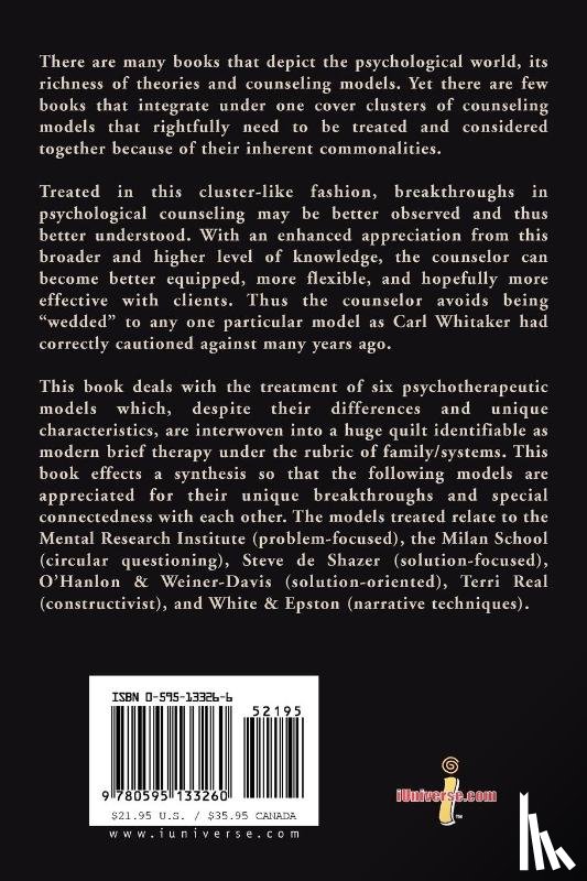 Carpetto, George - Breakthroughs in Six Brief Psychotherapies