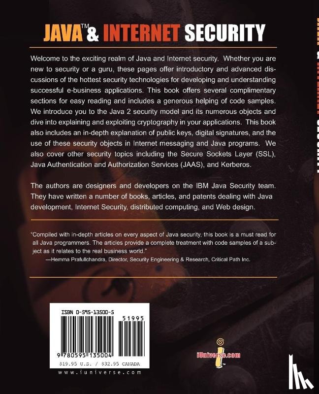 Shrader, Theodore, Nadalin, Anthony J, Rich, Bruce - Java and Internet Security