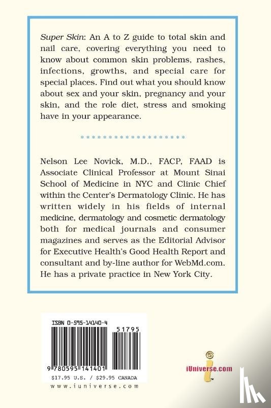 Novick, Nelson Lee - Super Skin