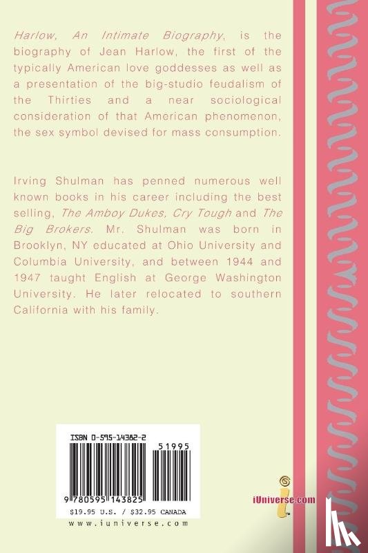Shulman, Irving - Harlow