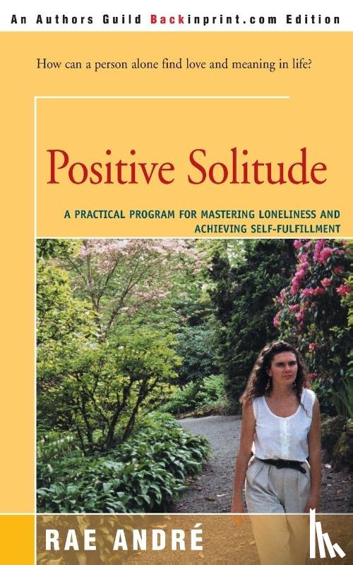 Andre, Dr Rae (Northeastern University USA) - Positive Solitude