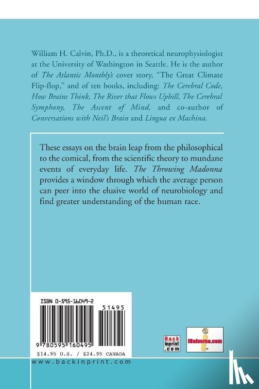 Calvin, Affiliate Professor William H (University of Washington - The Throwing Madonna